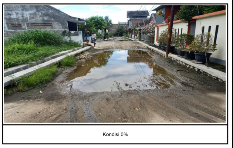 Pavingisasi kondisi 0%